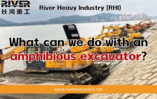 What can we do with an amphibious excavator?