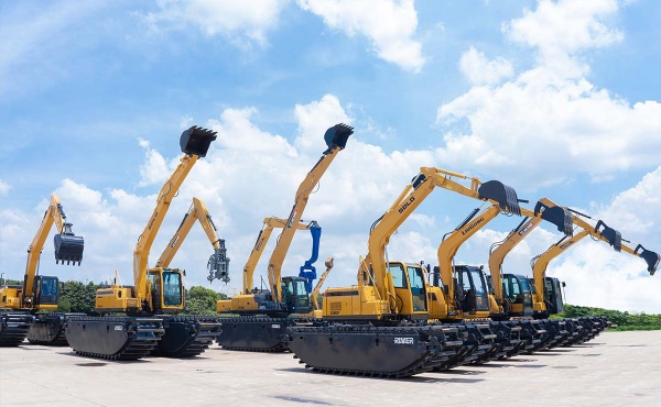 RIVER amphibious excavators