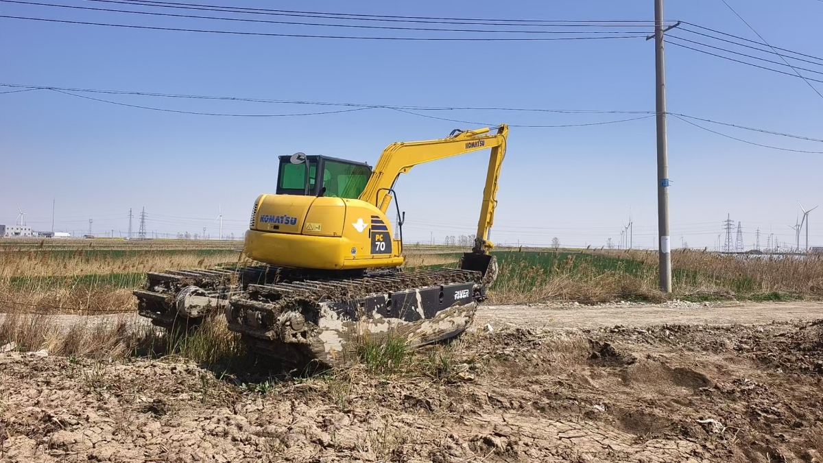 Traditional excavators are designed for hard ground.